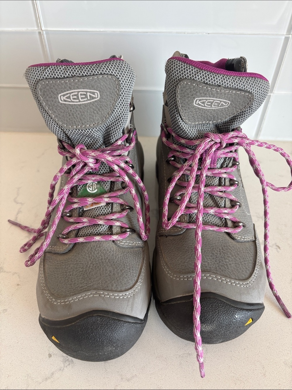 Keen Gray Waterproof Steel Toe Boots